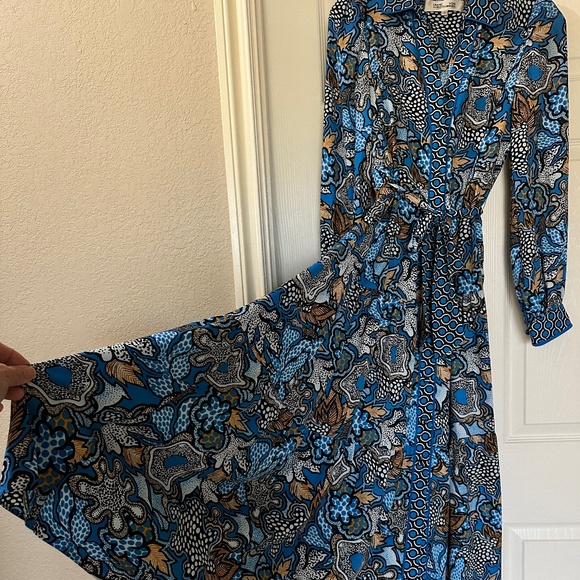 Diane Von Furstenberg - Alea Midi Shirt Dress - Picture 7 of 10